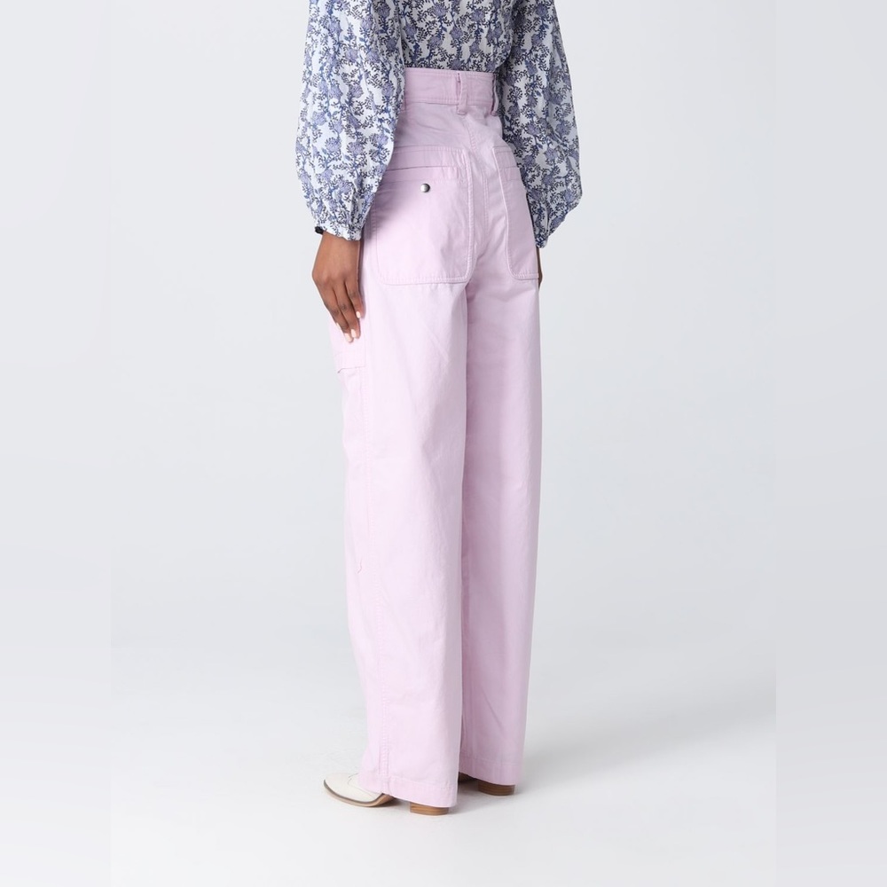 Isabel Marant Étoile Ruby Patch Pocket Straight Leg Pants - Picture 6 of 16